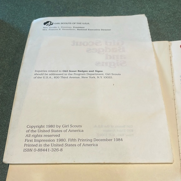 Vintage Girl Scout Badges and Signs book partially completed - Picture 3 of 11